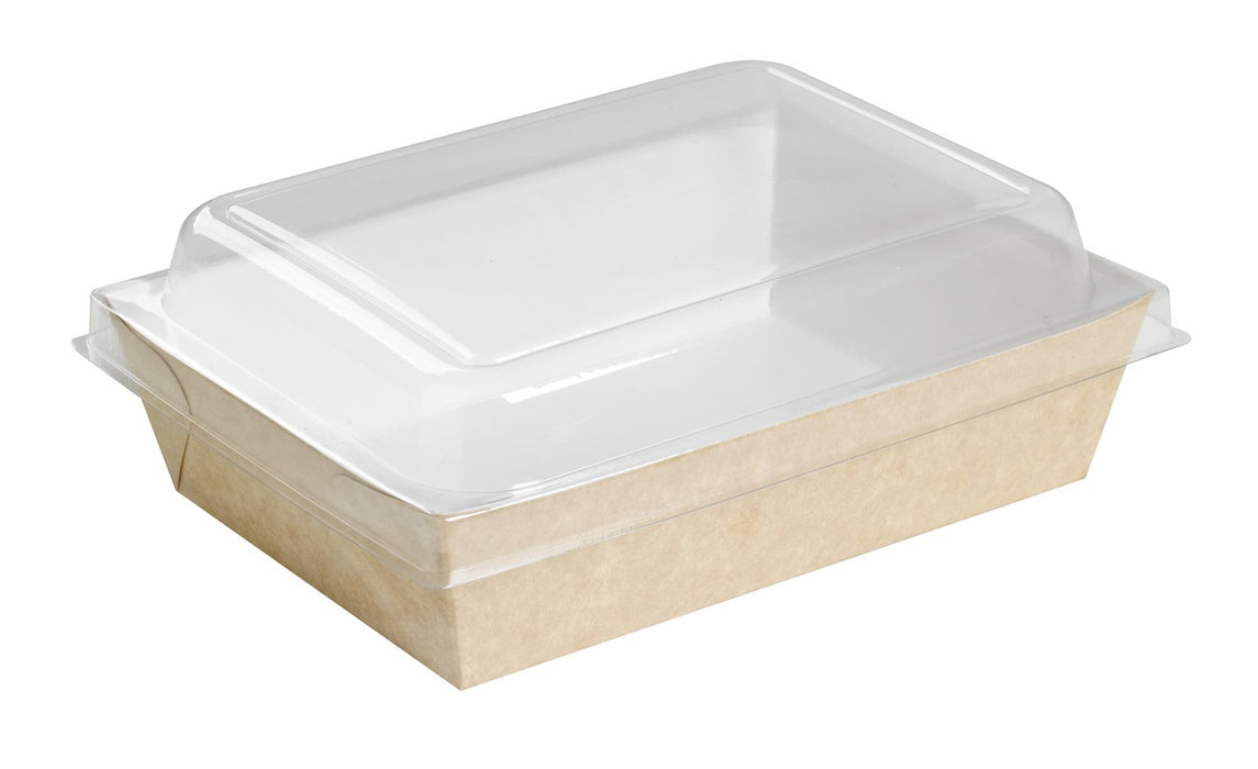 Envase kraft multiusos interior laminado blanco 850ml 220x170mm A40mm - 200Uds