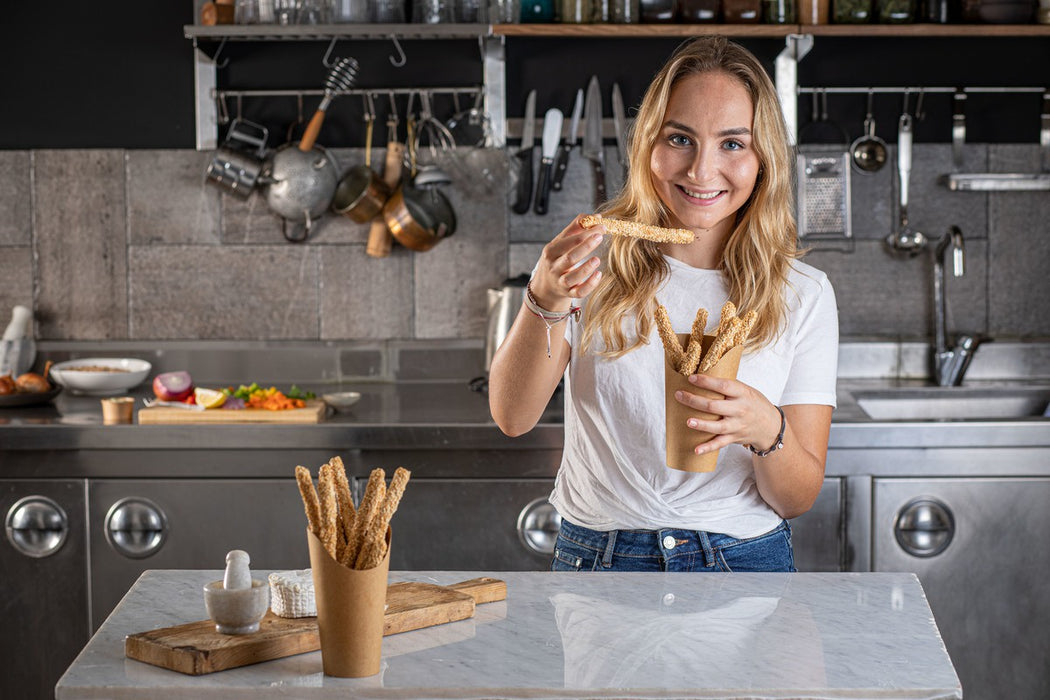 Pote de cartón kraft para Burritos/Wraps/Snacks 230ml A117mm - 50Uds