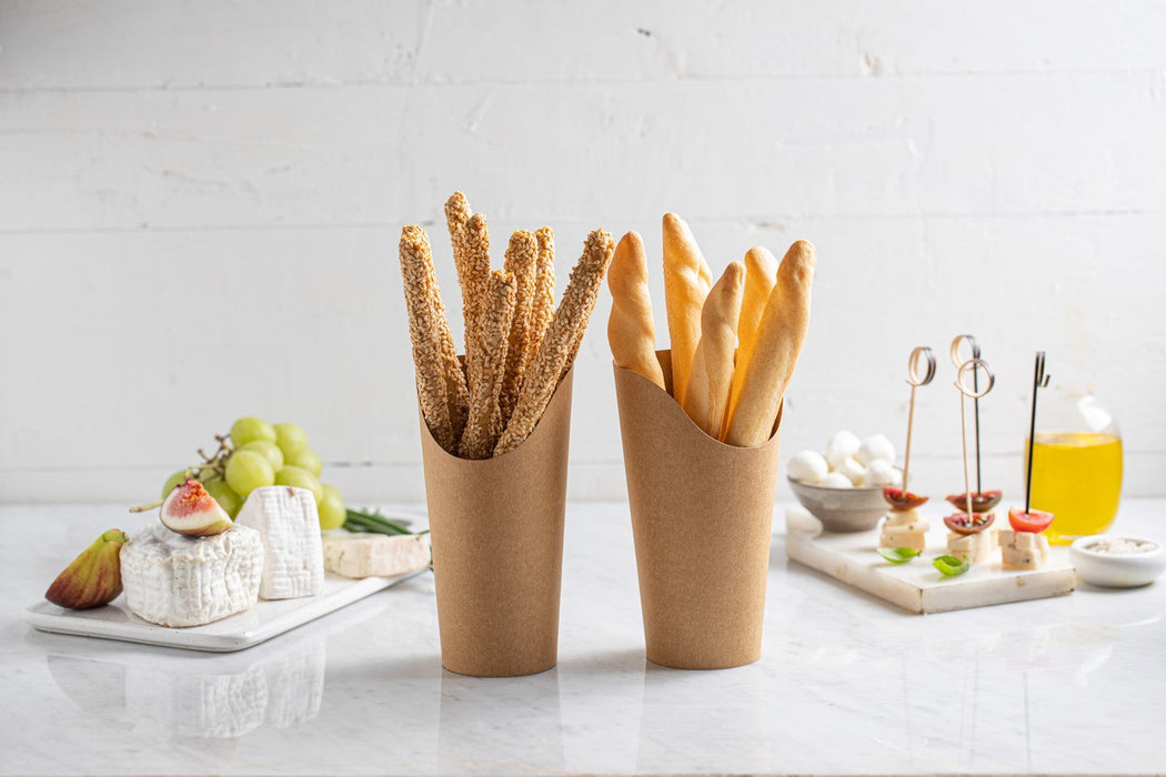 Pote de cartón blanco para Burritos/Wraps/Snacks A79mm - 50Uds