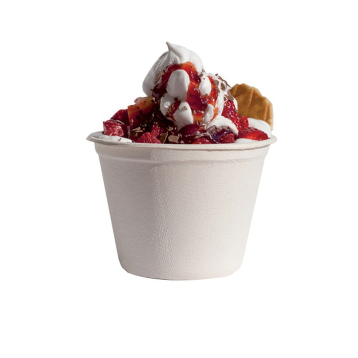 Vaso sopa de pulpa blanco 473ml A83mm - 50Uds