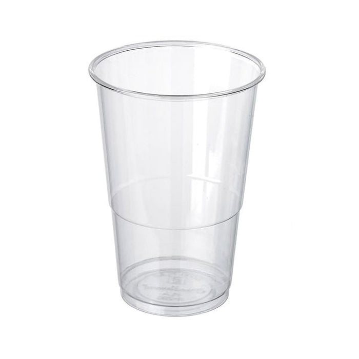 Vaso de postre de plástico PLA transparente 280ml A105mm - 50Uds