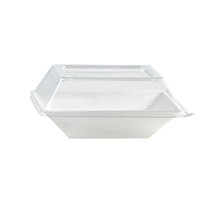 Tapa cúpula rectangular blanca PET para 210ECOD1313 132x132mm A31mm - 50Uds