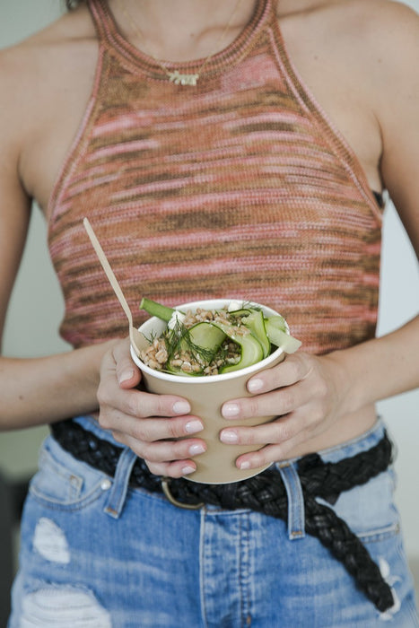 Tarrinas Deli redonda Kraft 650ml Ø114mm A99mm - 50Uds