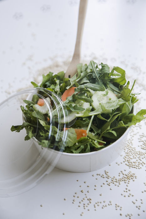Ensaladera redonda multiusos BUCKATY cartón verde 700ml Ø150mm A60mm - 45Uds