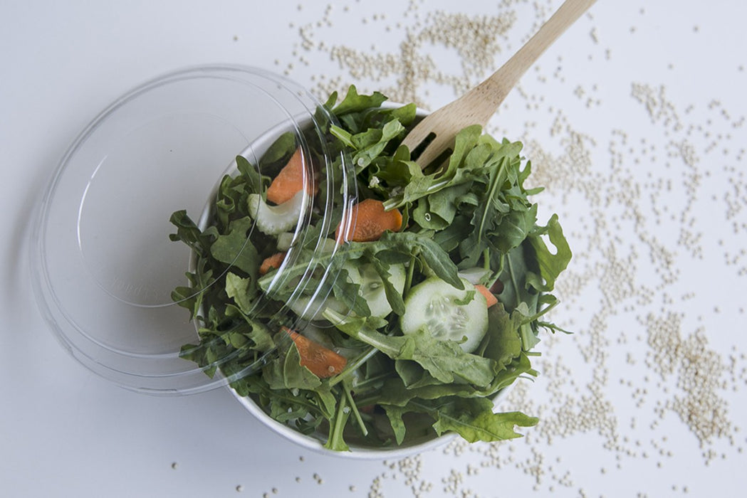 Ensaladera redonda multiusos BUCKATY cartón verde 700ml Ø150mm A60mm - 45Uds