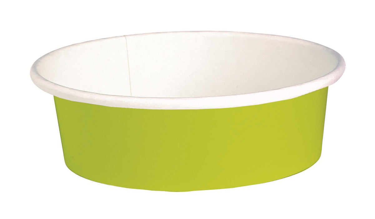 Ensaladera redonda multiusos BUCKATY cartón verde 580ml Ø150mm A50mm - 45Uds