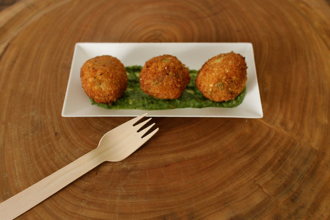 Tenedor de madera A158mm - 100Uds