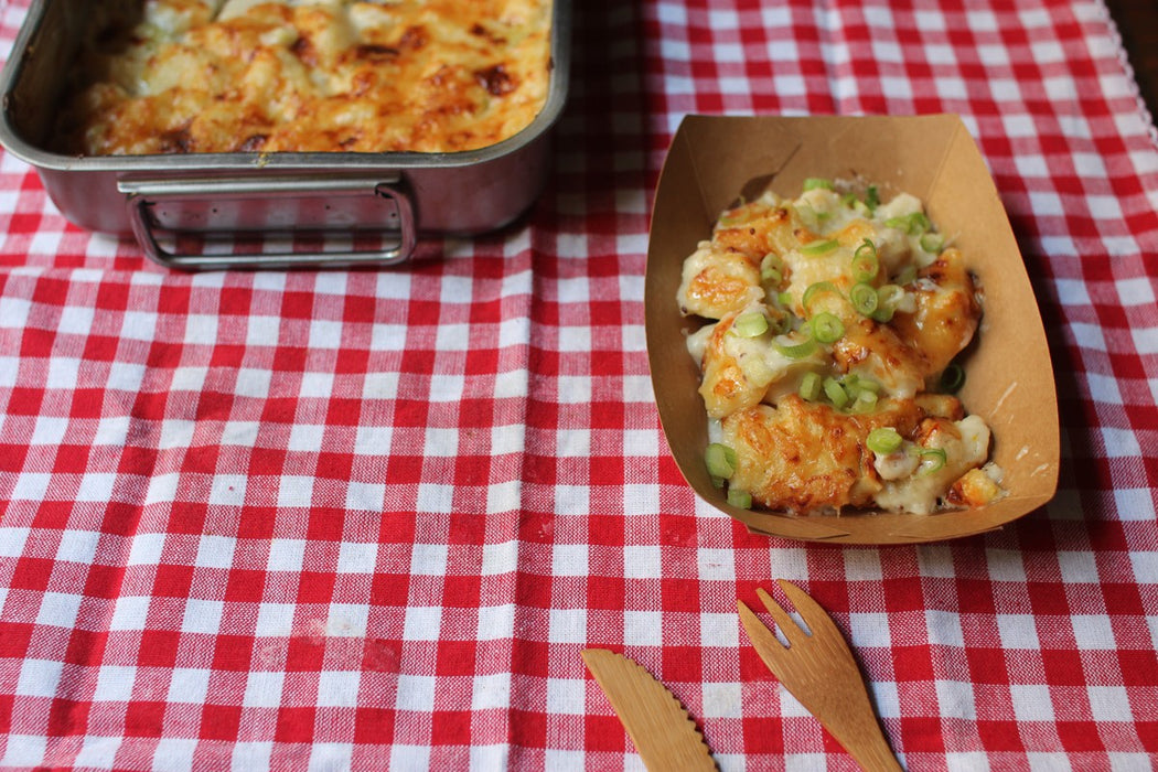 Bandeja kraft antigrasa con PE 400ml 170x125mm A35mm - 250Uds