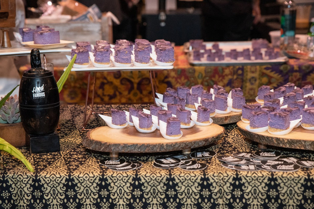 Mini plato de degustación de pulpa con forma de gota BIONCHIC 105x52mm A30mm - 30Uds