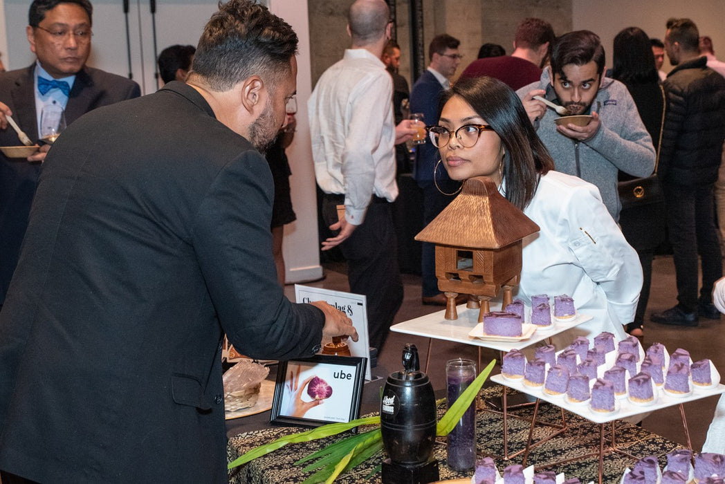 Mini plato de degustación de pulpa con forma de gota BIONCHIC 105x52mm A30mm - 30Uds