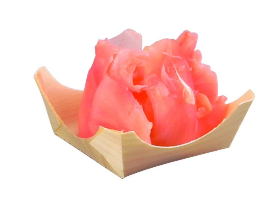 Platito cuadrado de madera Ø40mm A15mm - 100Uds