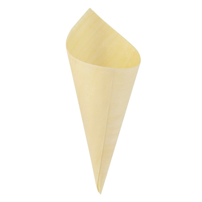Mini Cono de madera A125mm - 100Uds