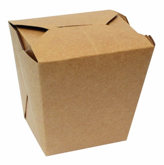 Caja cuadrada de cartón Kraft 750ml 102x90mm A103mm - 25Uds