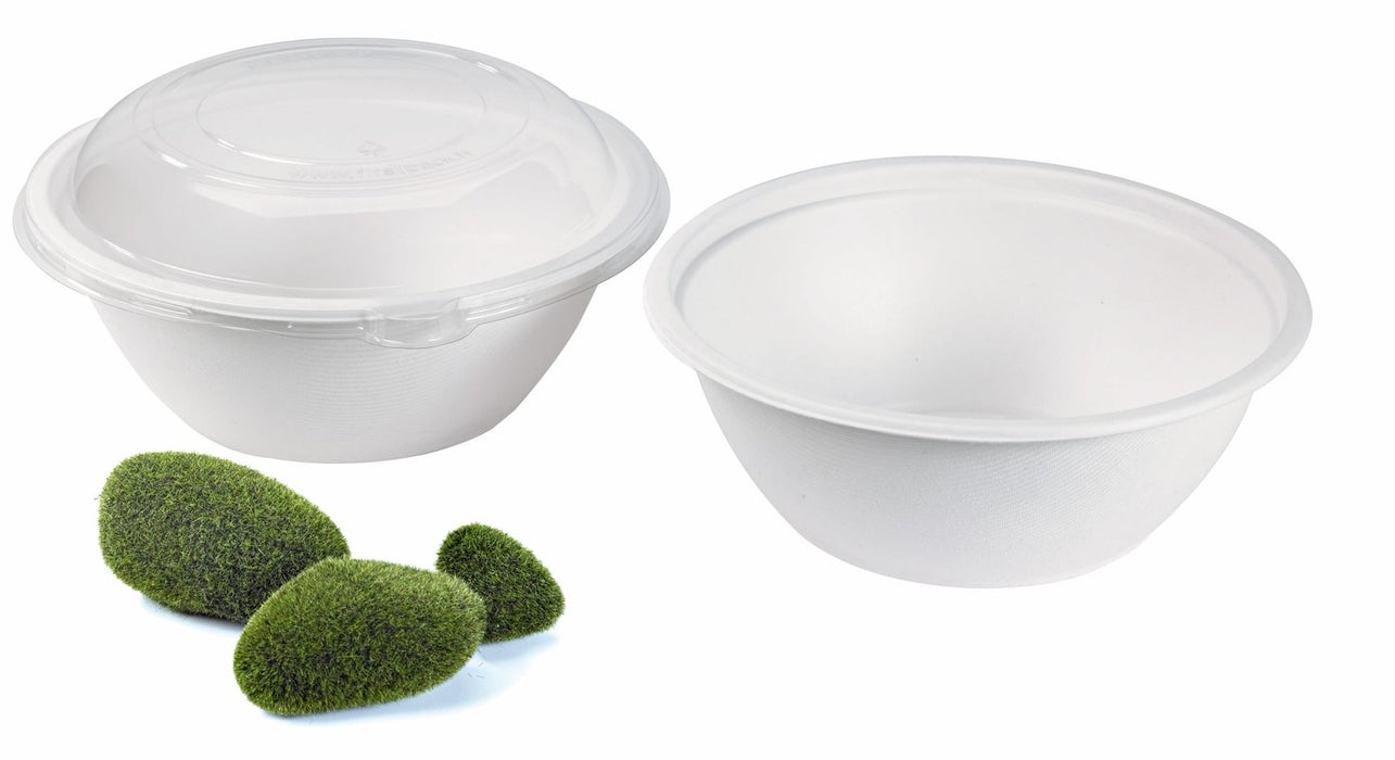 Cuenco gigante redondo de caña de azucar 2400ml Ø242mm A82mm - 25Uds