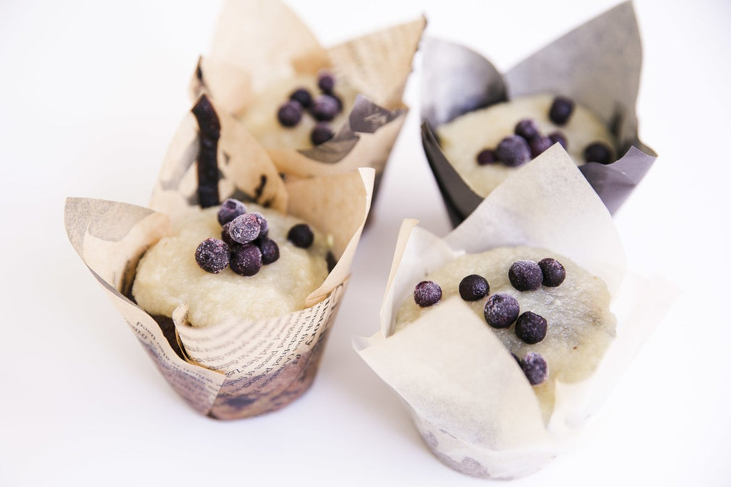 Papel blanco tulipa de cocción siliconado A80mm - 120Uds