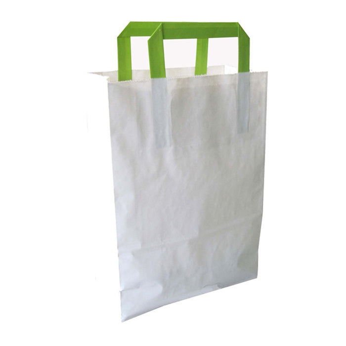 Bolsa de papel blanco reciclado 200x100mm A280mm - 250Uds