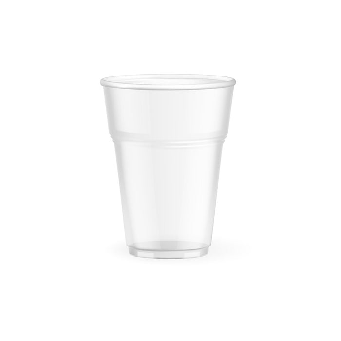 Vaso de postre de plástico PLA transparente 250ml A85mm - 50Uds