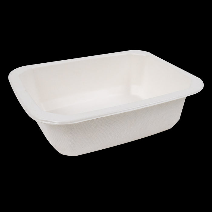 Bandeja de pulpa GN sellable tipo 1/8 A46 585ml 160x130mm A46mm - 100Uds