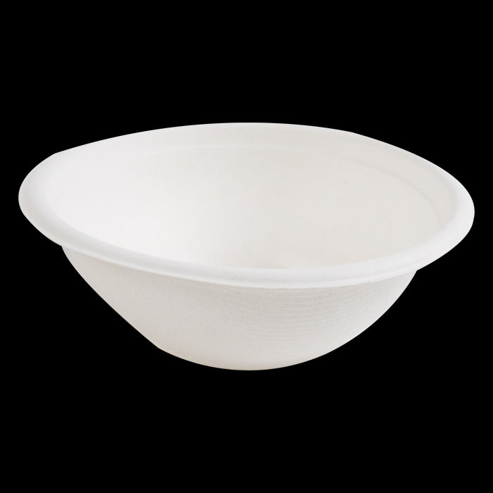 Bol redondo de pulpa blanca 350ml Ø135mm A48mm - 50Uds