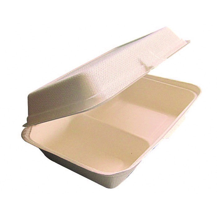 Caja pulpa blanca 2 comp. multiuso 1000ml 243x160mm A73mm - 50Uds