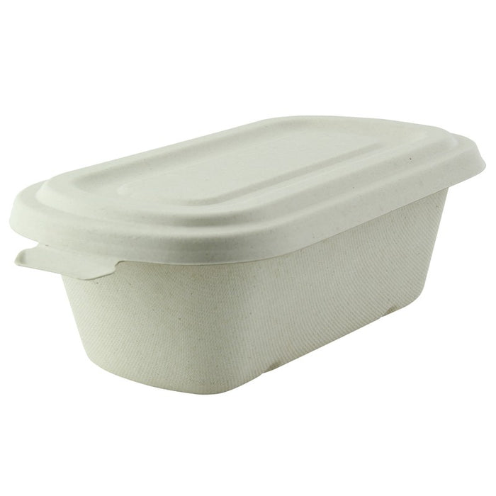 Ensaladera rectangular de pulpa 1350ml 230x135mm A77mm - 125Uds