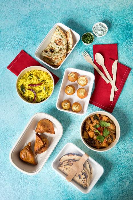 Tenedor de bambú ANJI A170mm - 50Uds