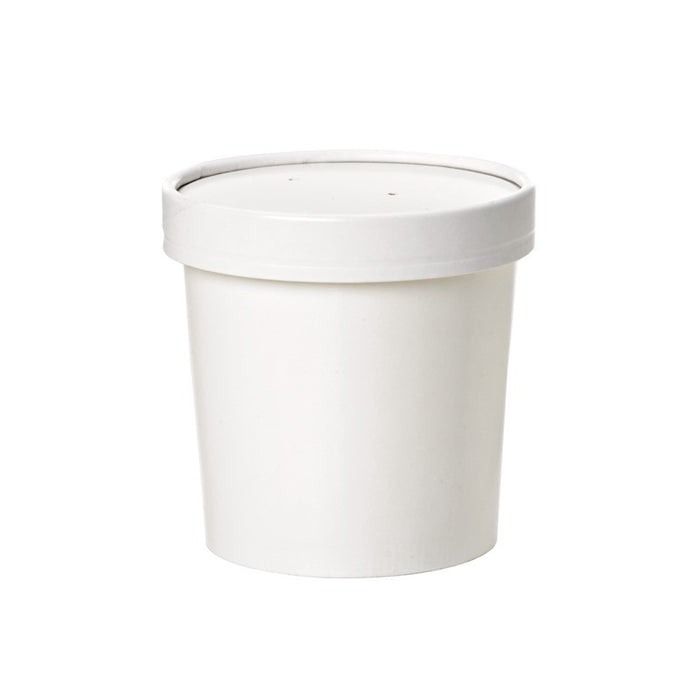 Vaso sopa de cartón con tapa 350ml A85mm - 25Uds