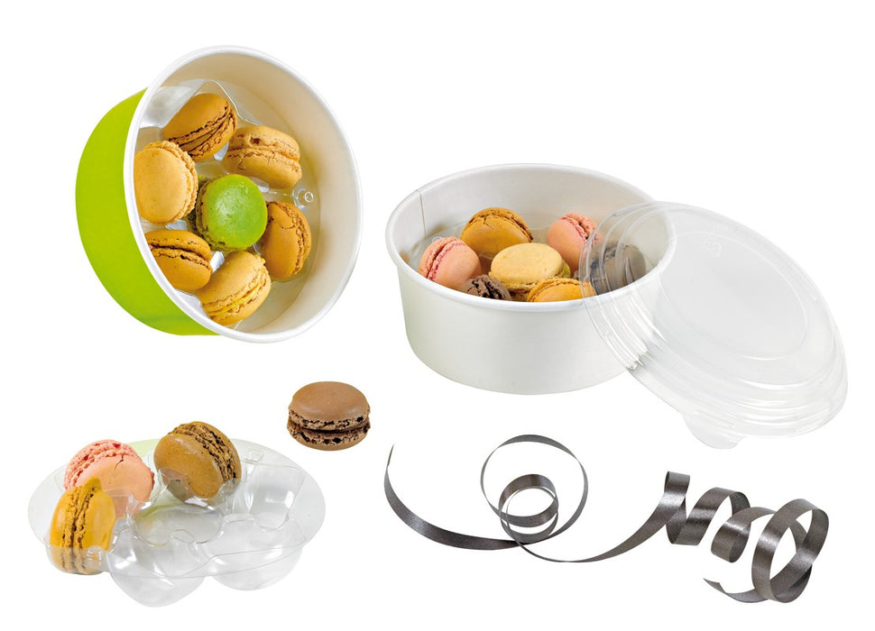 Ensaladera redonda multiusos BUCKATY cartón blanco 750ml Ø145mm A68mm - 50Uds