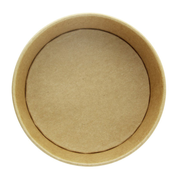 Ensaladera redonda multiusos BUCKATY cartón kraft 480ml Ø150mm A45mm - 45Uds