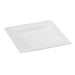 Plato blanco cuadrado de pulpa 160x160mm - 24Uds