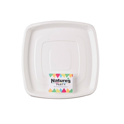 Bandeja catering cuadrada de pulpa 304x304mm A25mm - 2Uds