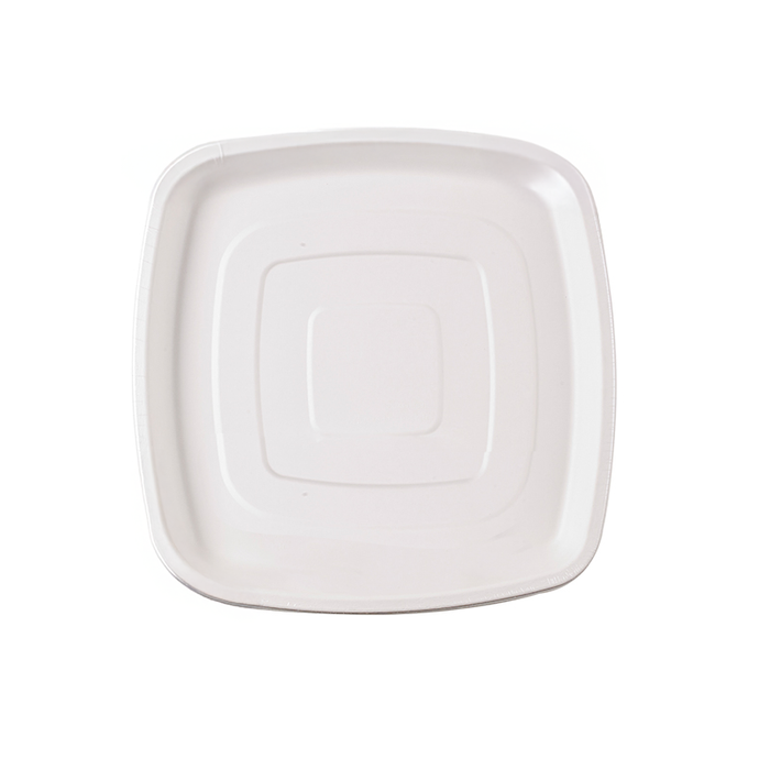 Bandeja catering cuadrada de pulpa 304x304mm A25mm - 2Uds