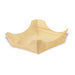 Platito cuadrado de madera Ø95mm A35mm - 12Uds