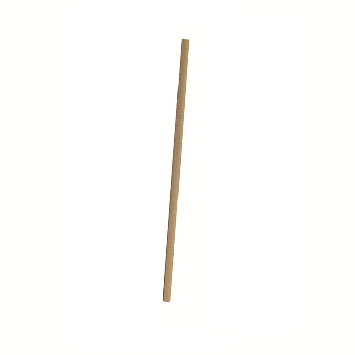 Pajita de papel kraft A197mm - 25Uds