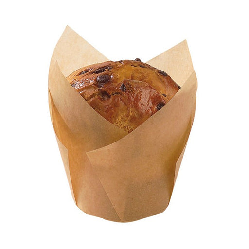 Papel kraft tulipan de cocción 150x150mm A45mm - 24Uds