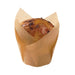 Papel kraft tulipan de cocción 150x150mm A45mm - 24Uds