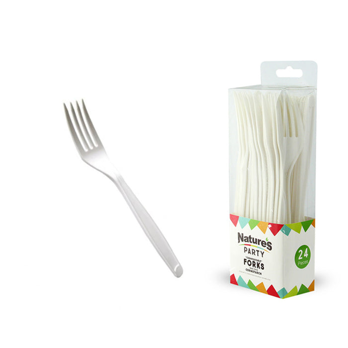 Tenedor de PLA A180mm - 24Uds