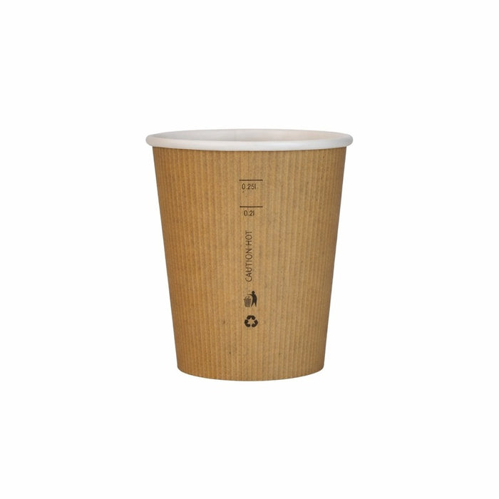 Vaso de cartón y PLA 230ml A92mm - 6Uds