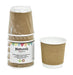 Vaso de cartón estampado y PLA doble capa 120ml A60mm - 6Uds