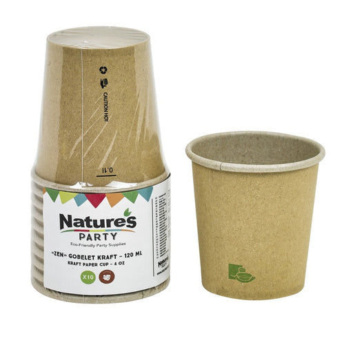 Vaso kraft 120ml - 10Uds