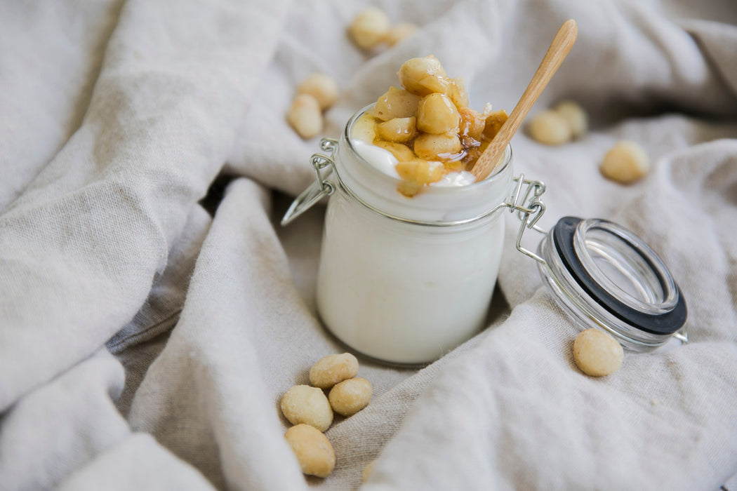 Tarros pequeños de vidrio BOKA con junta silicona azul claro 65ml A85mm - 12Uds