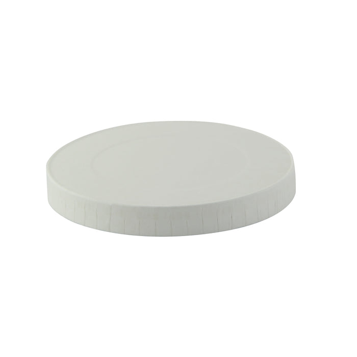 Tapa de cartón blanco Ø62mm - 50Uds