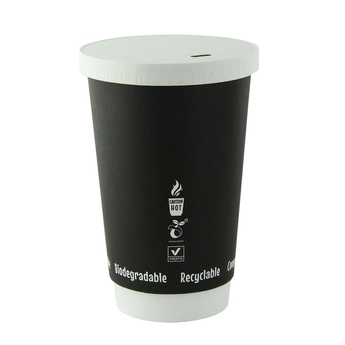 Tapa de cartón blanco Ø90mm - 50Uds