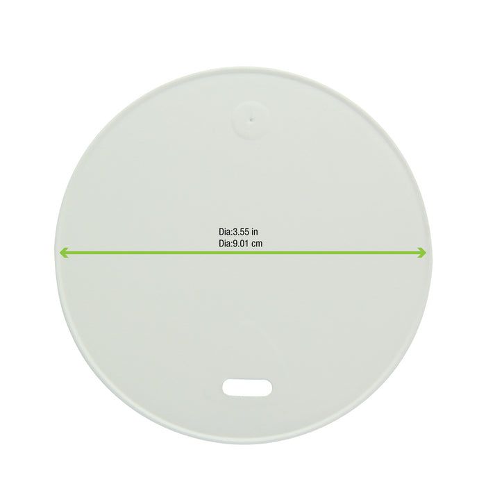 Tapa de cartón blanco Ø90mm - 50Uds