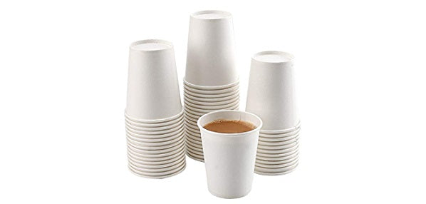 Vaso de cartón blanco Havane 100ml - 100Uds