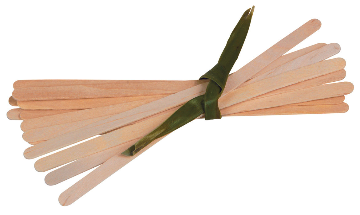 Agitador de café de madera con extremos redondeados A140mm - 1000Uds