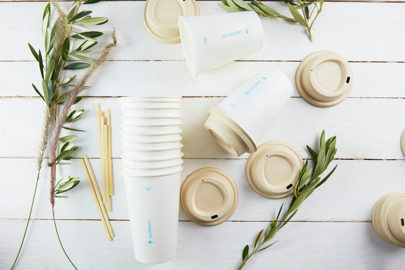 Agitador de café de madera con extremos redondeados A140mm - 1000Uds