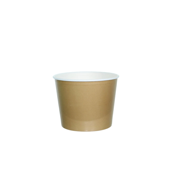 Cubo de cartón gigante kraft 2 700ml A145mm - 27Uds