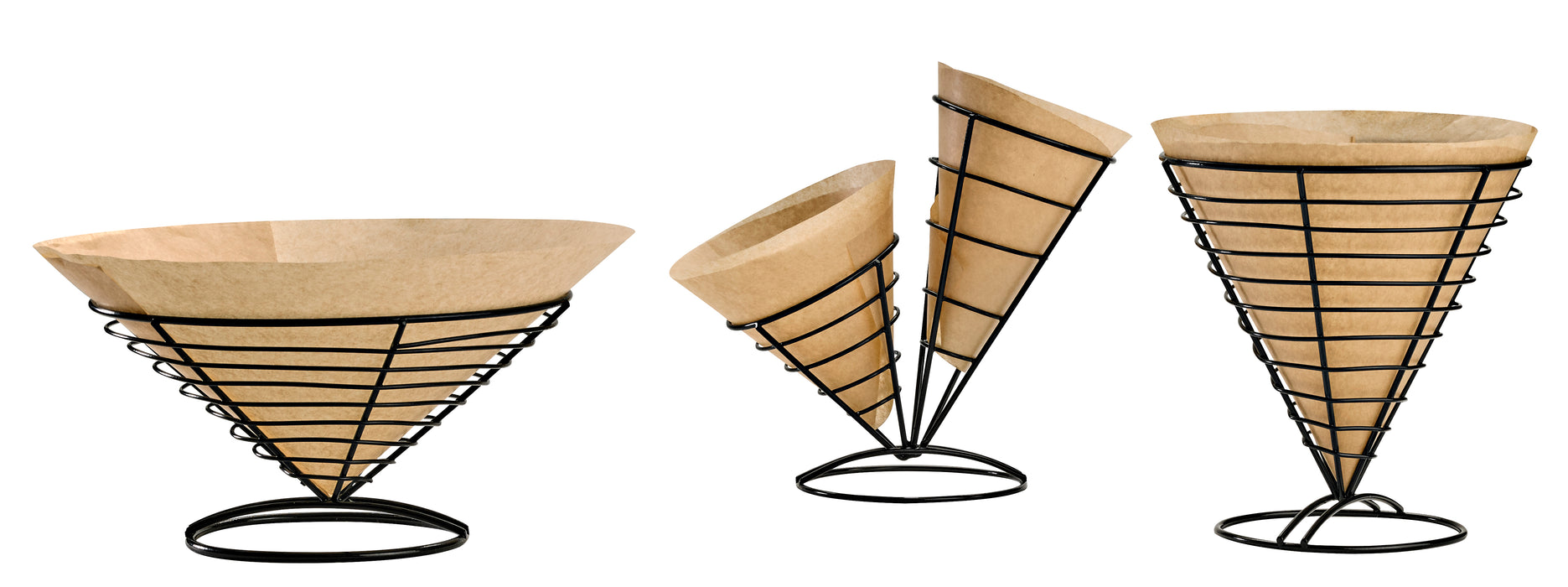 Porta conos negros A185mm - 6Uds