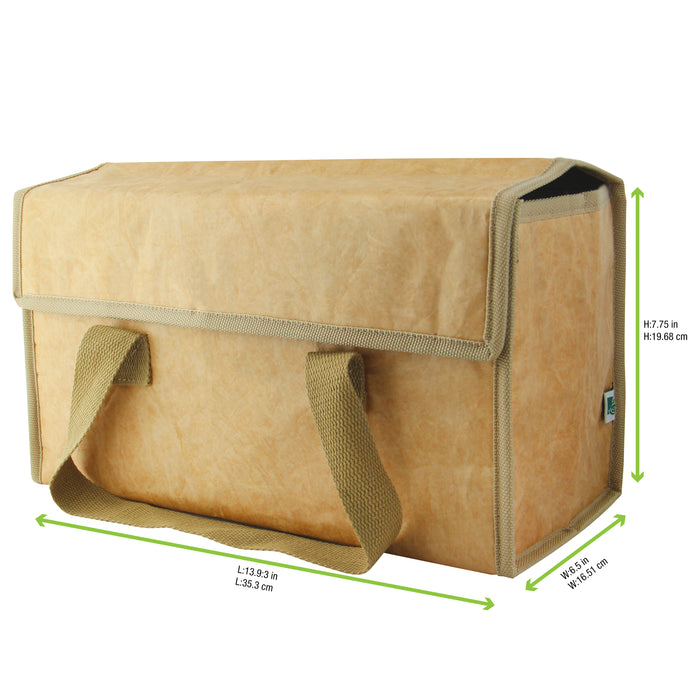 Bolsa isotérmica para el almuerzo con asas 355x180mm A190mm - 12Uds